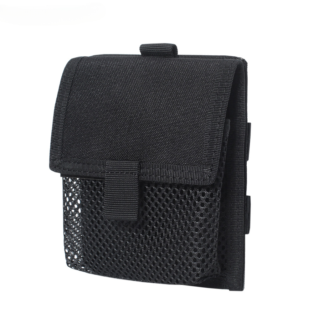 Tech Accessories Pouch - フックループ付きモールポーチベルトウエストパック、小さな電話ポケット、EDCツールバッグ、キャンプ、ランニング、ハンティング、アクセサリー