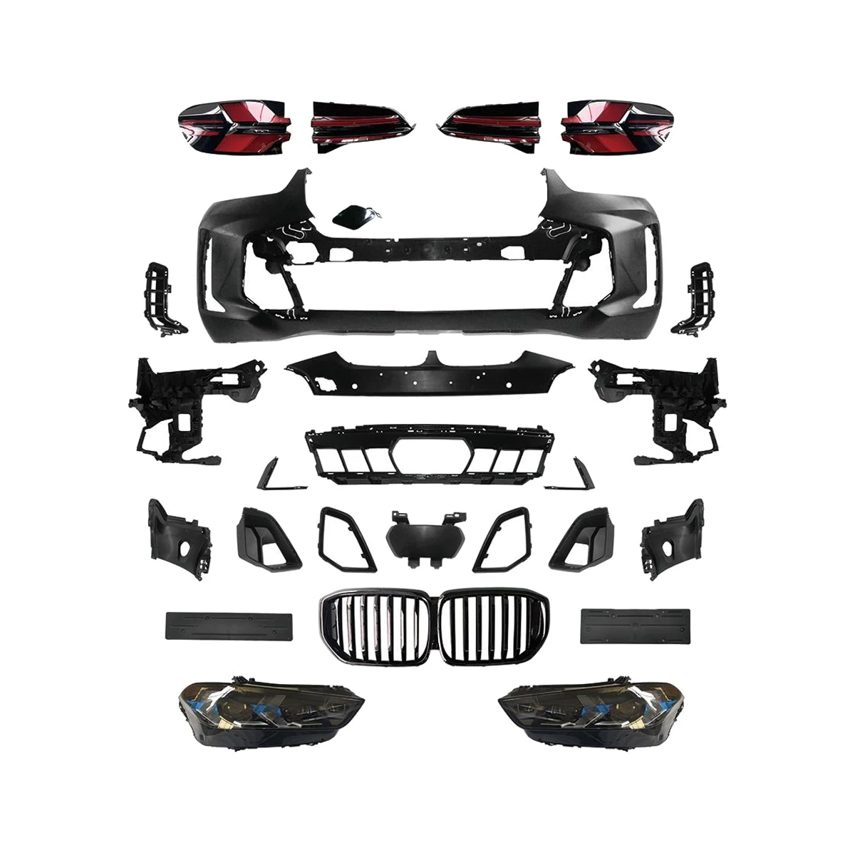 Tech Accessories Kit - BMW X5 G05 (19-22)用高品質ボディキット、2023 G05 M-Techスタイルへのアップグレード、フルボディキットパーツシステム、エクステリアアクセサリー