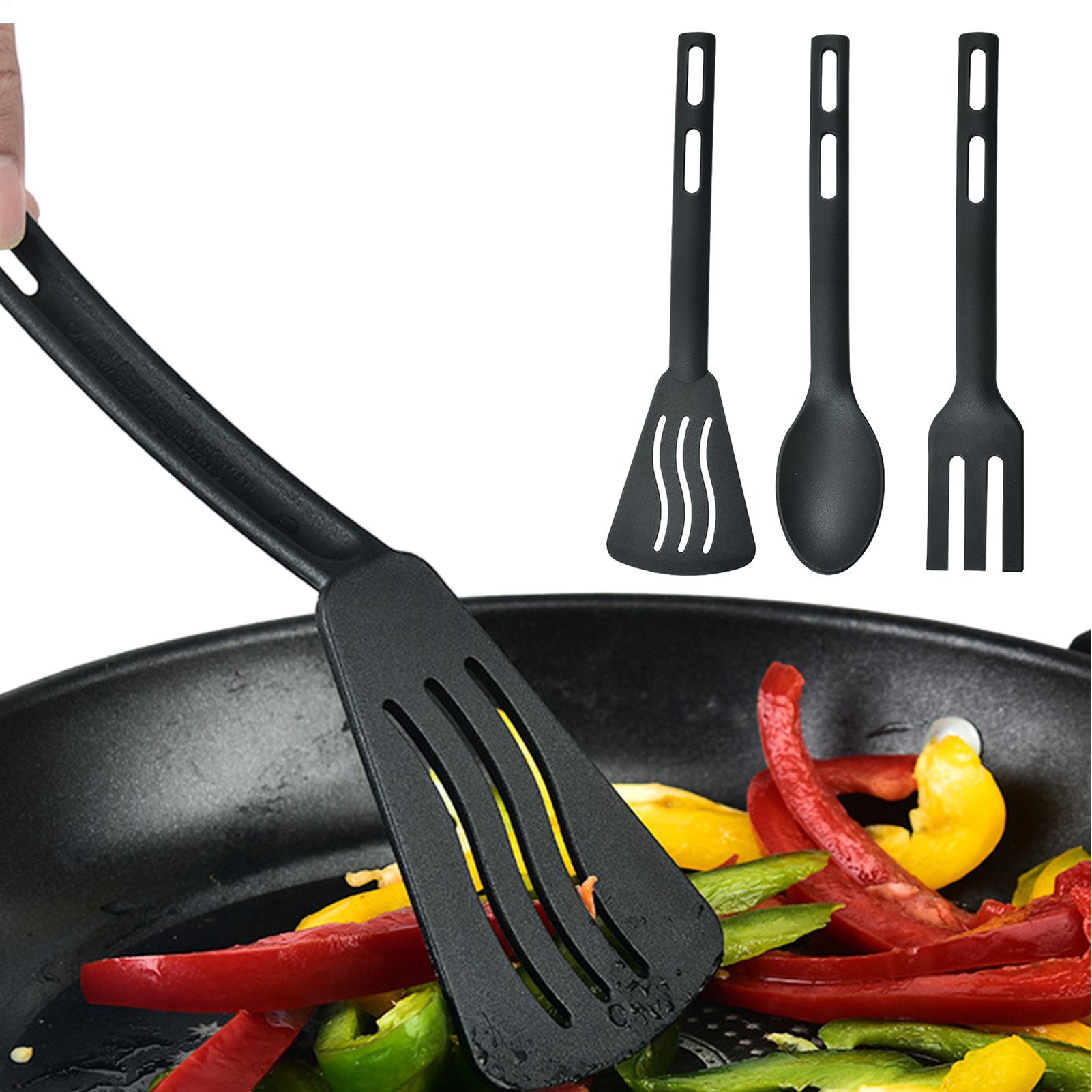Hi Tech Kitchen Accessories - 耐熱キッチン用品セット ポータブル ノンスティック キッチンアクセサリー 快適なハンドル ナイロン製調理器具