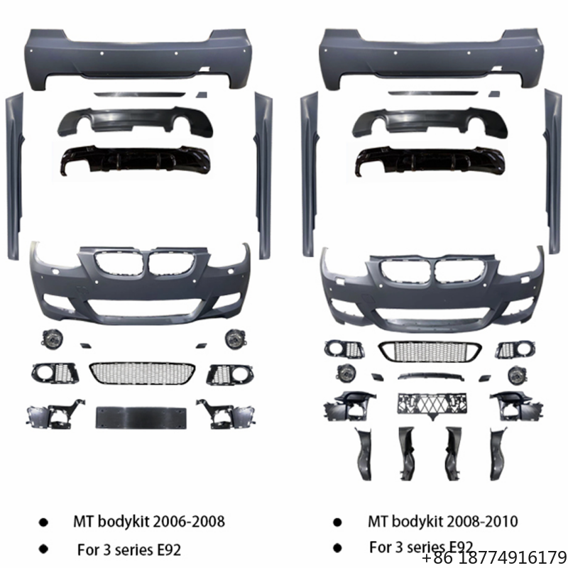 M Tech Auto Accessories - 2025年新型アップグレード版 E92 M-techスタイルボディキット 3シリーズ 2006-2012年式 E93