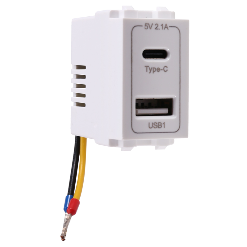 Type C Multiport Adapter - ABVO-新しい 5V 2.1A USB Type-C デュアルポート電源モジュール