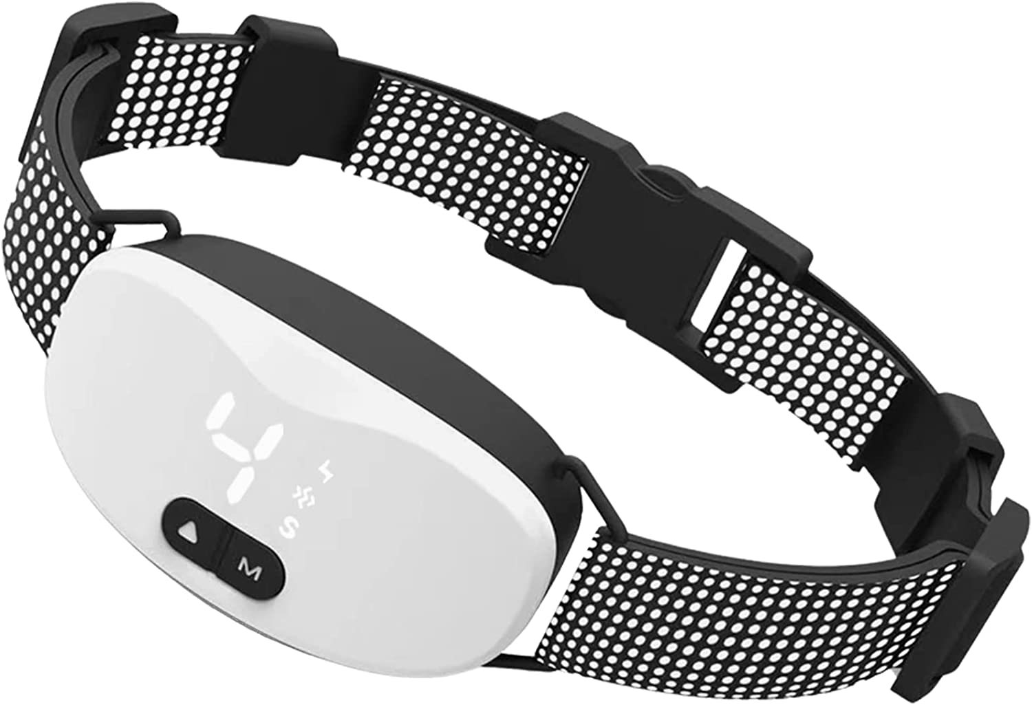Tech Dog Accessories - 無駄吠え防止犬首輪 感電振動音 LED付き 小型大型犬用 無駄吠え防止トレーニング首輪 犬アクセサリー