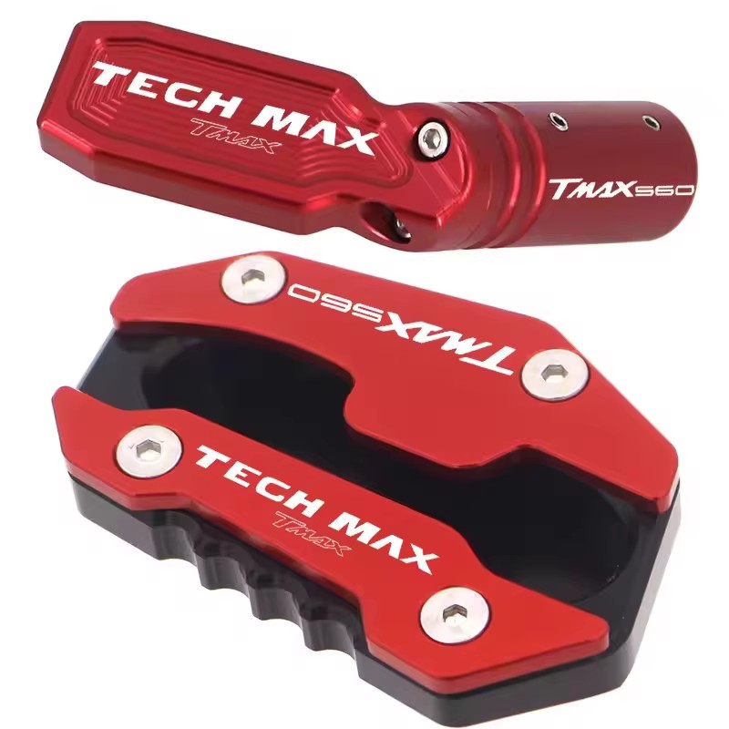 Tech Accessories Stand - オートバイキックスタンド足側スタンド延長パッドヤマハ TMAX560 テックマックス 2020 2021 2022