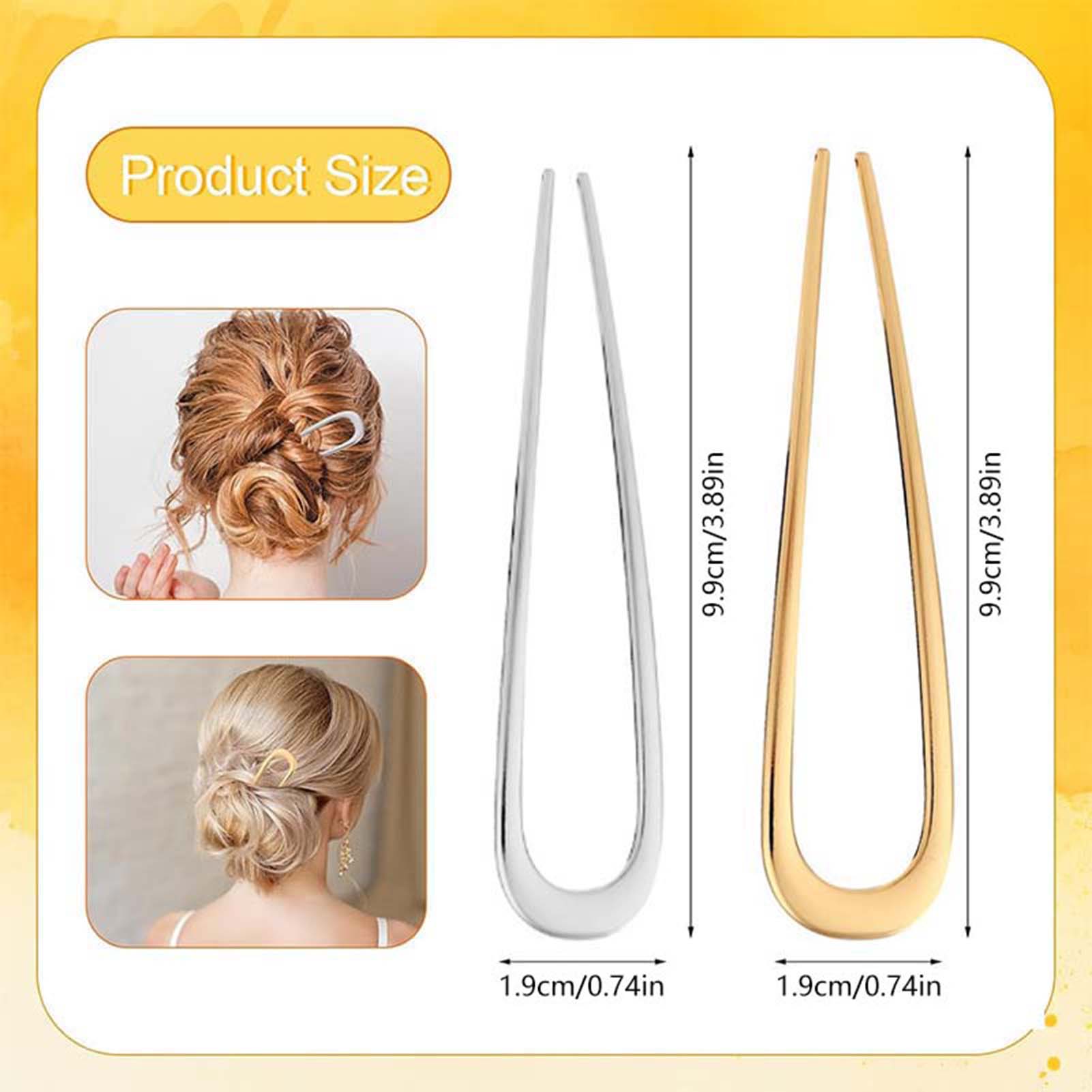 フランス製U字型ヘアピン ヴィンテージメタルヘアフォークステ - Vintage Tech Accessories のレビューと価格
