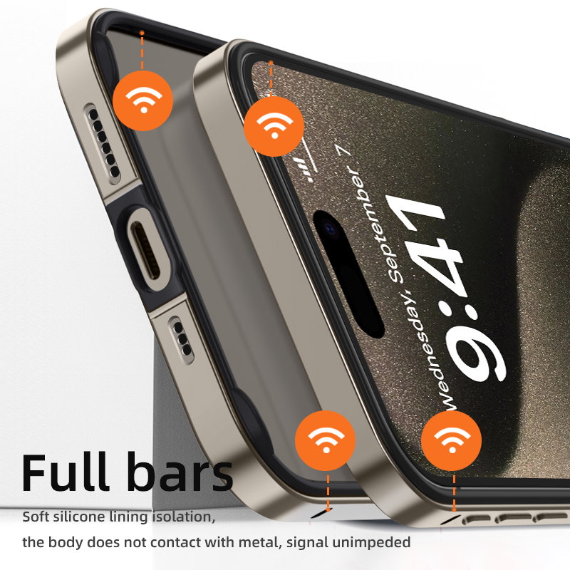 ナチュラルチタングレーバンパーケース iPhone 15 プ - Tech Accessories Iphone のレビューと価格
