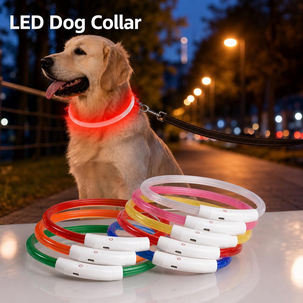 発光ペット犬用首輪 防水LED犬用首輪 充電式フラッシュ犬用 - Tech Dog Accessories のレビューと価格