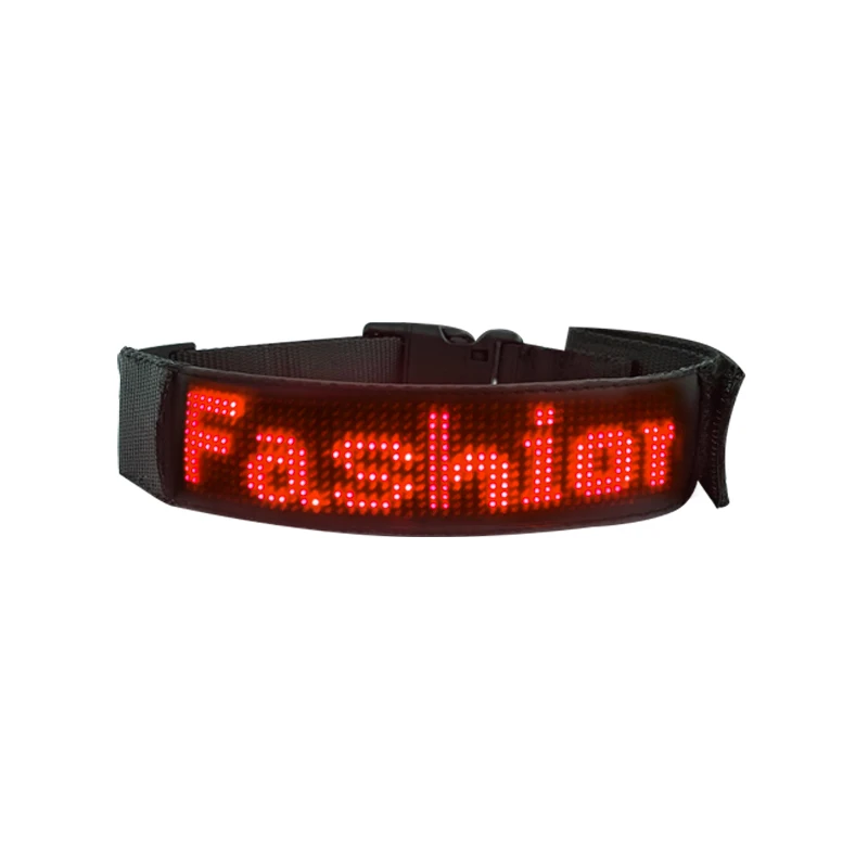マルチカラーペット LED 犬の首輪プログラム可能な多言語ス - Tech Dog Accessories のレビューと価格
