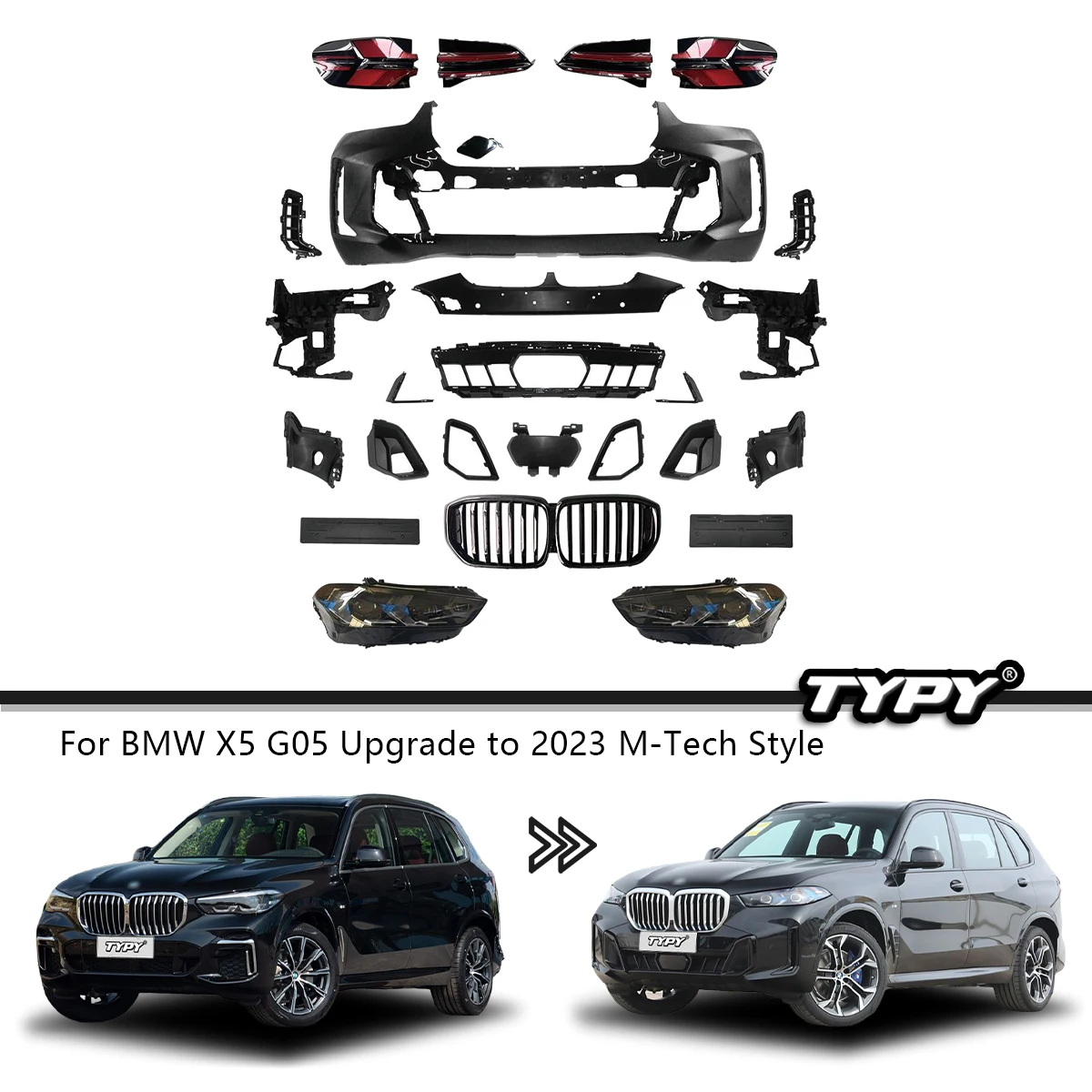 BMW X5 G05 (19-22)用高品質ボディキット、2 - Tech Accessories Kit のレビューと価格