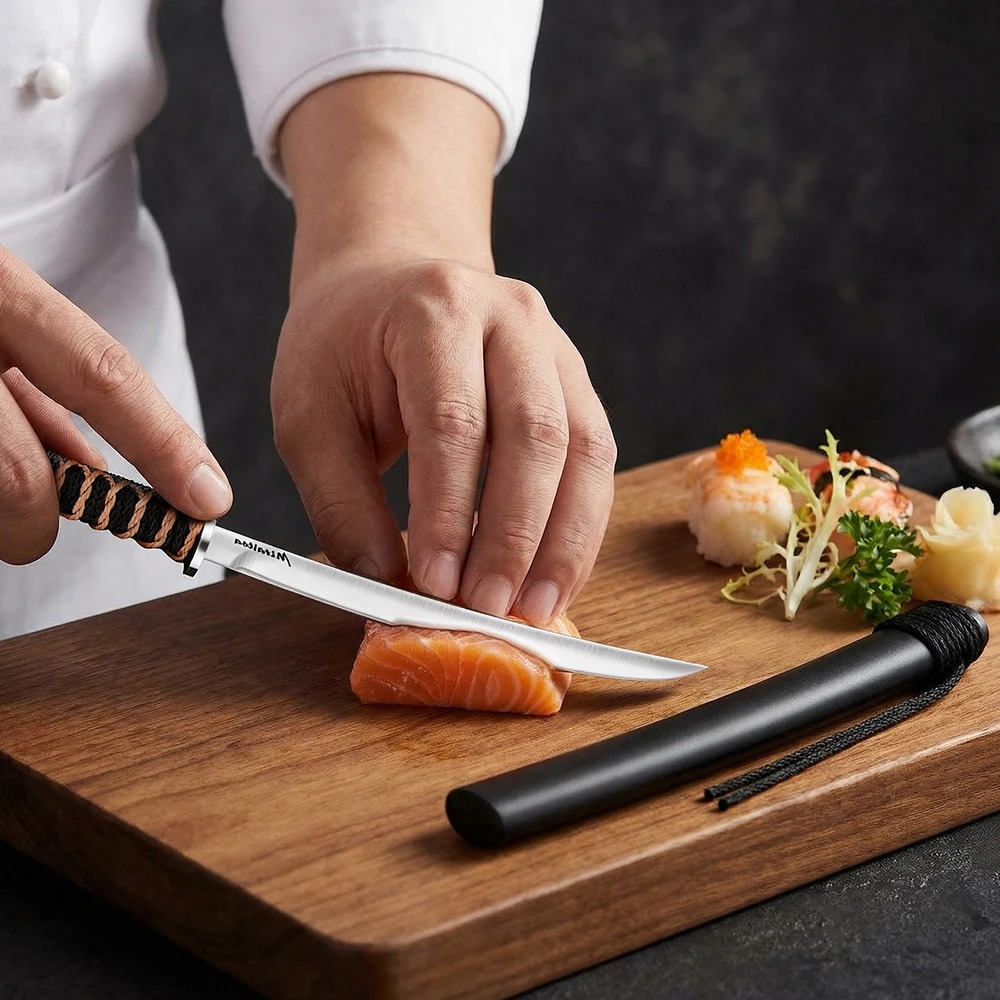 高級な秋の紅葉模様のキッチンナイフ1点、高品質キッチンツール - High Tech Kitchen Accessories のレビューと価格
