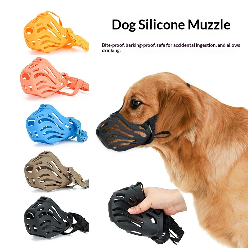 犬の口輪 吠え防止、噛みつき防止、食べ物を食べさせない犬用マ - Tech Dog Accessories のレビューと価格