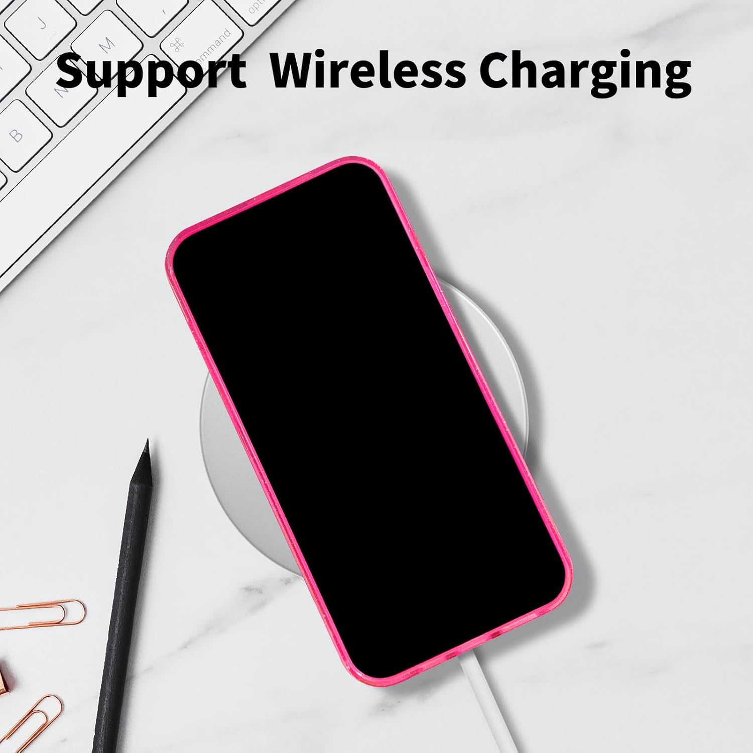 ホットピンクローズグリッターケース iPhone Air 1 - Tech Accessories Iphone のレビューと価格
