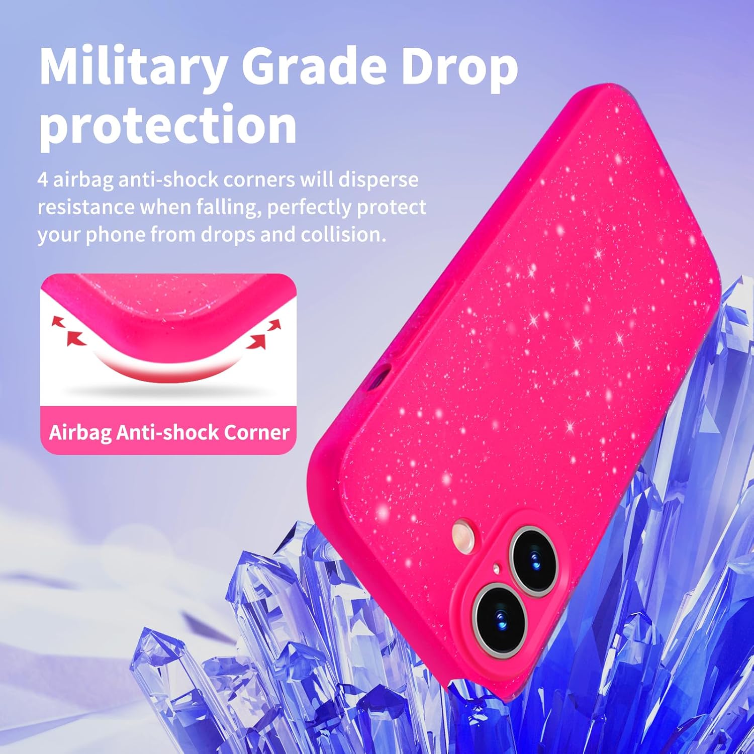 ホットピンクローズグリッターケース iPhone Air 1 - Tech Accessories Iphone のレビューと価格