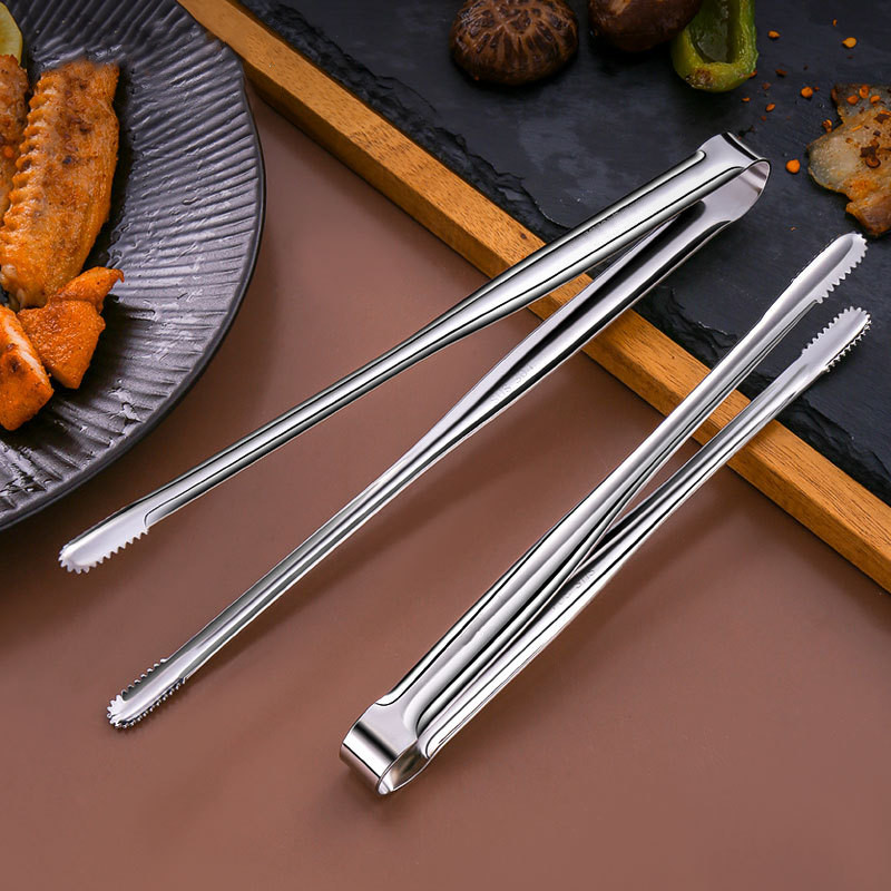 ステンレス鋼グリルトングフードクリップバーベキューステーキク - Hi Tech Kitchen Accessories のレビューと価格