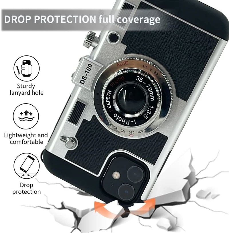 エミリー・イン・パリ 3D レトロカメラデザインケース IP - Tech Accessories Iphone のレビューと価格