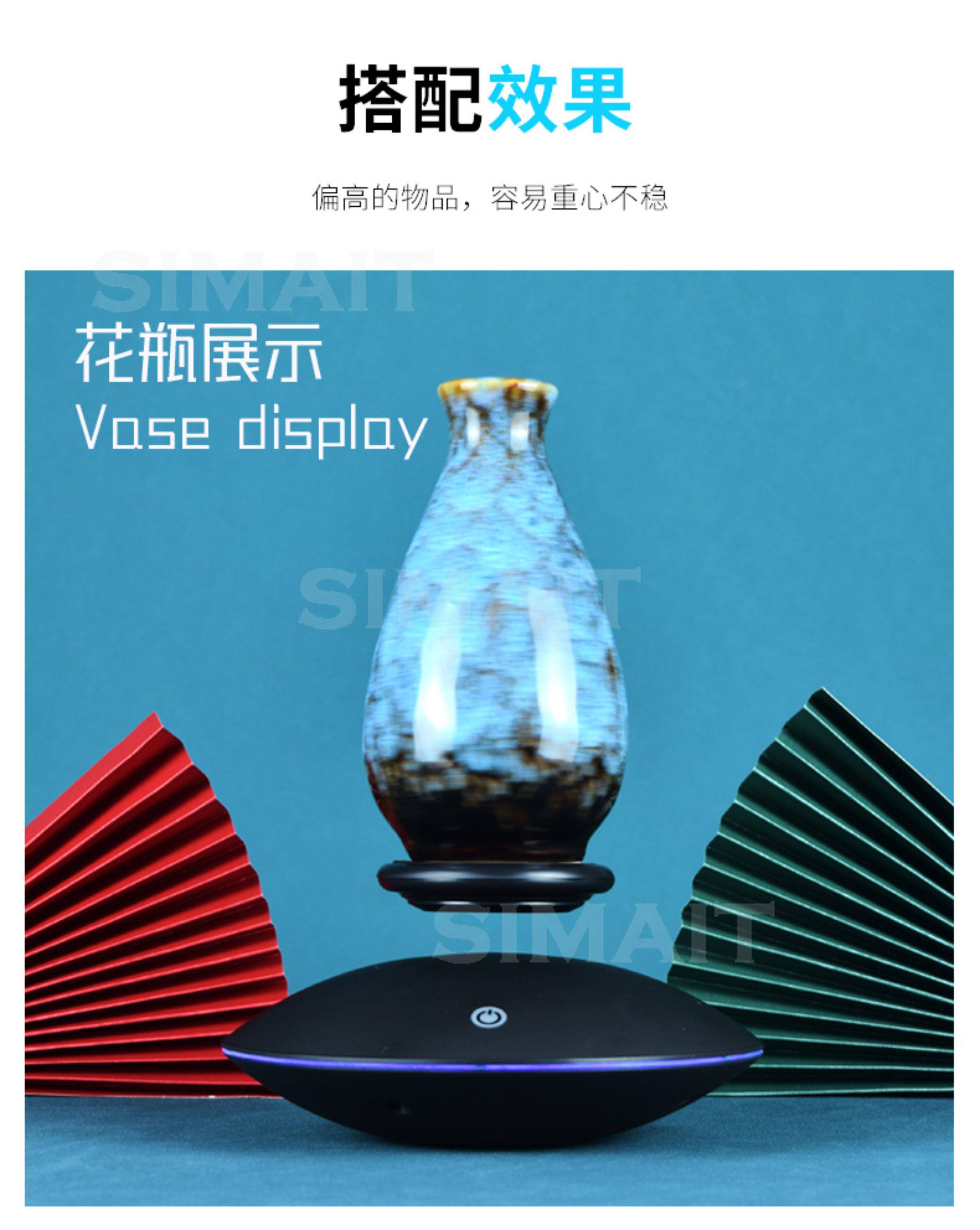 磁気浮上ディスプレイスタンド回転トレイベース DIY アクセ - Tech Accessories Stand のレビューと価格