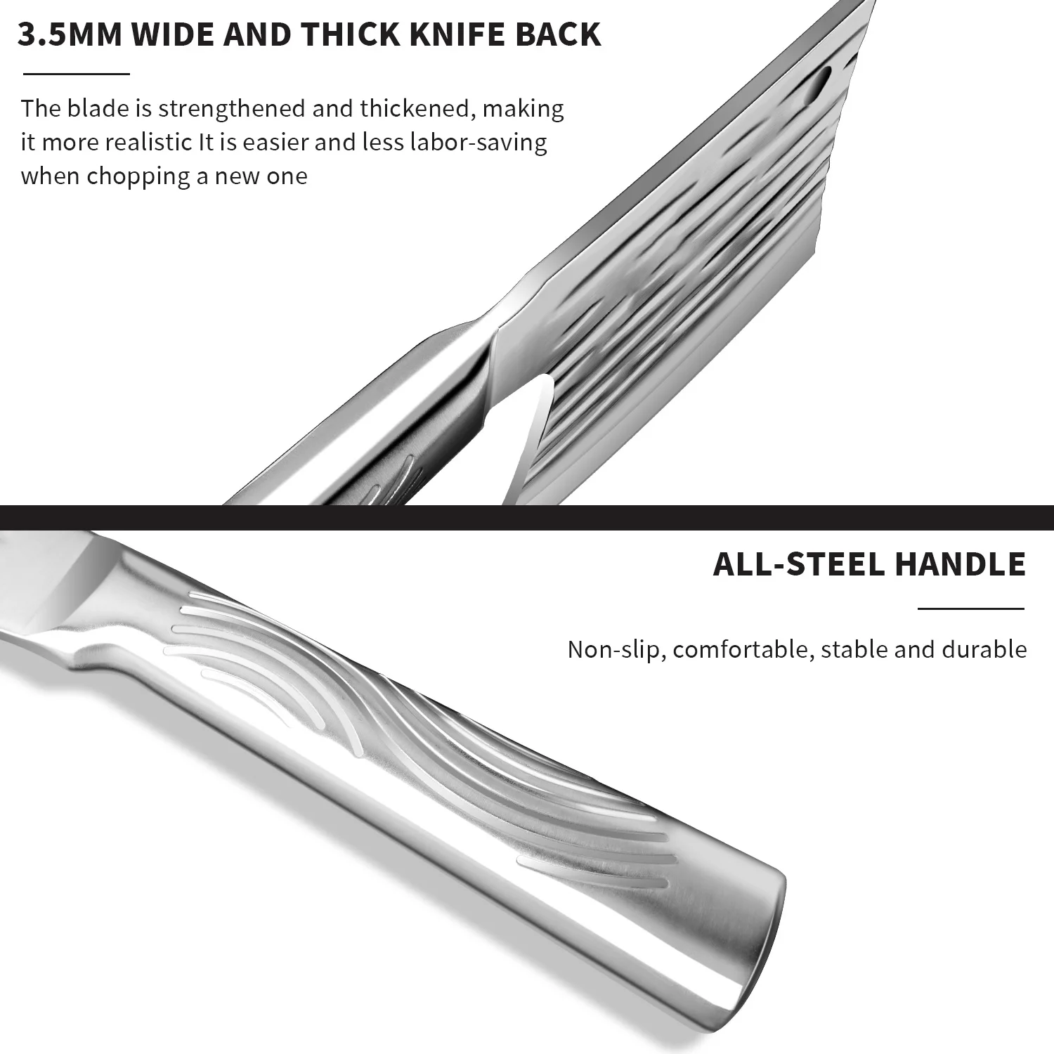 ステンレス鋼の家庭用骨カッター、特殊な斧ナイフ、厚く、多機能 - High Tech Kitchen Accessories のレビューと価格