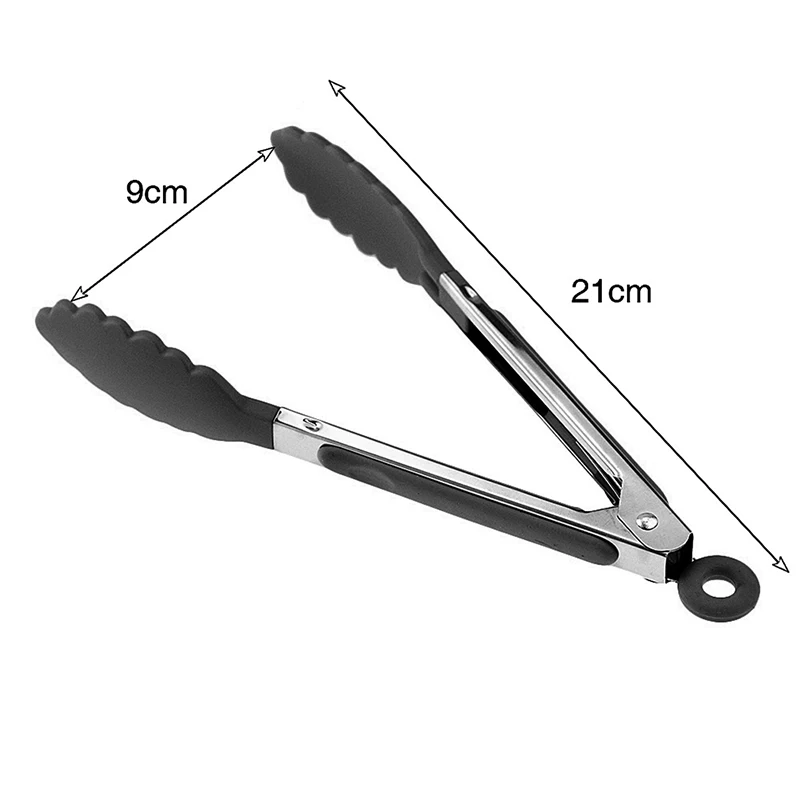 食品トングステンレス鋼キッチントングシリコーンナイロンノンス - Hi Tech Kitchen Accessories のレビューと価格