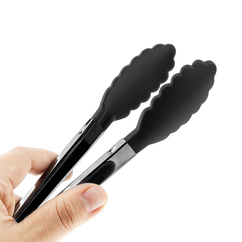 食品トングステンレス鋼キッチントングシリコーンナイロンノンス - Hi Tech Kitchen Accessories のレビューと価格