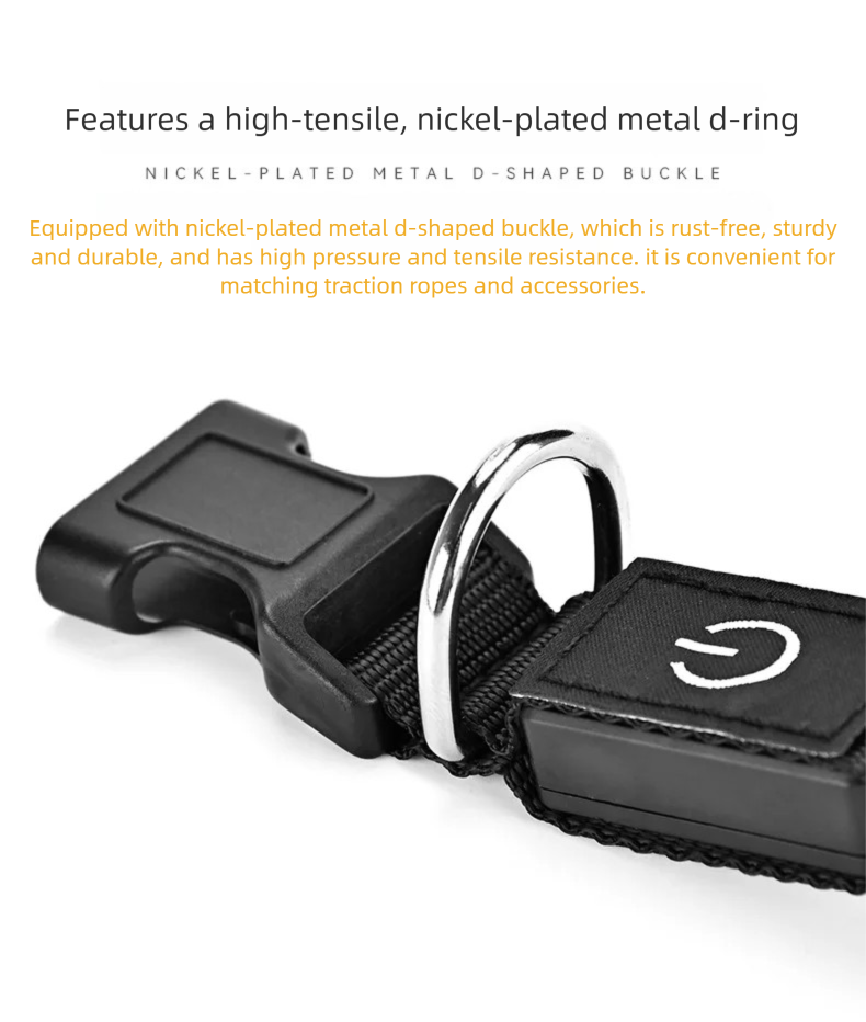 LED 犬用首輪 USB 充電式夜間安全 Type_C 充電 - Tech Dog Accessories のレビューと価格