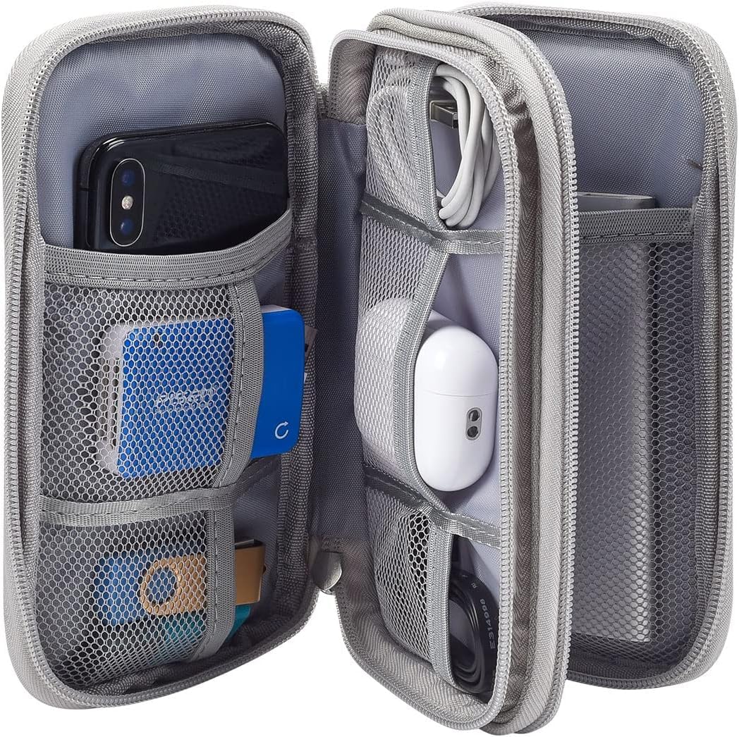 トラベルオーガナイザーバッグケーブル収納オーガナイザーポーチ - Tech Accessories Kit のレビューと価格
