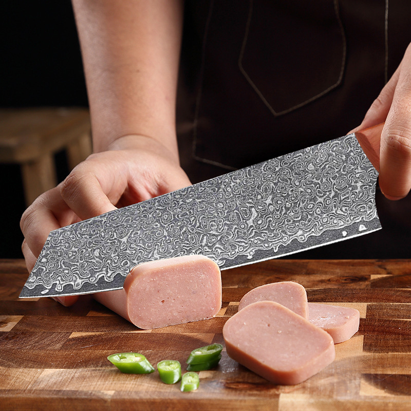 2026年新型高強度キッチンナイフ - ダマスカス鋼刃、木製 - High Tech Kitchen Accessories のレビューと価格
