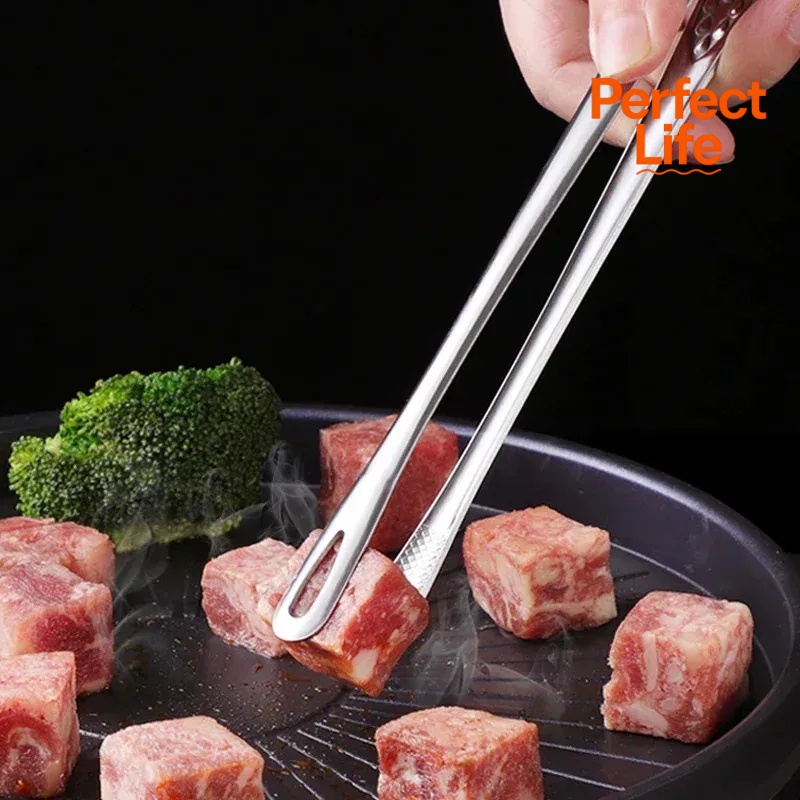 1/2 個ステンレス鋼バーベキューグリルトング肉調理ピンセッ - Hi Tech Kitchen Accessories のレビューと価格