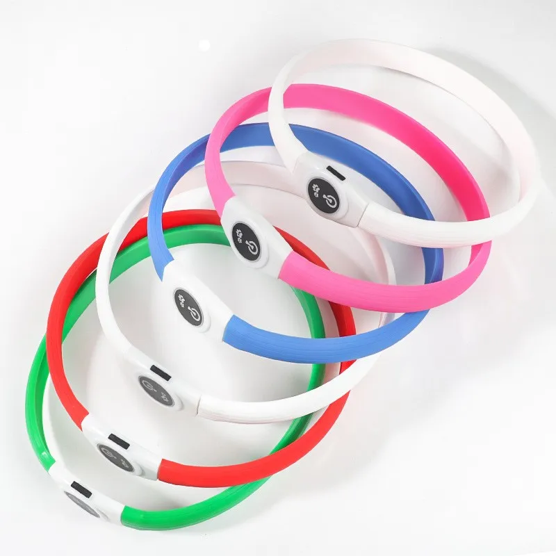 新しい Led 発光犬の首輪 PVC 防水、大中小型犬の首輪 - Tech Dog Accessories のレビューと価格
