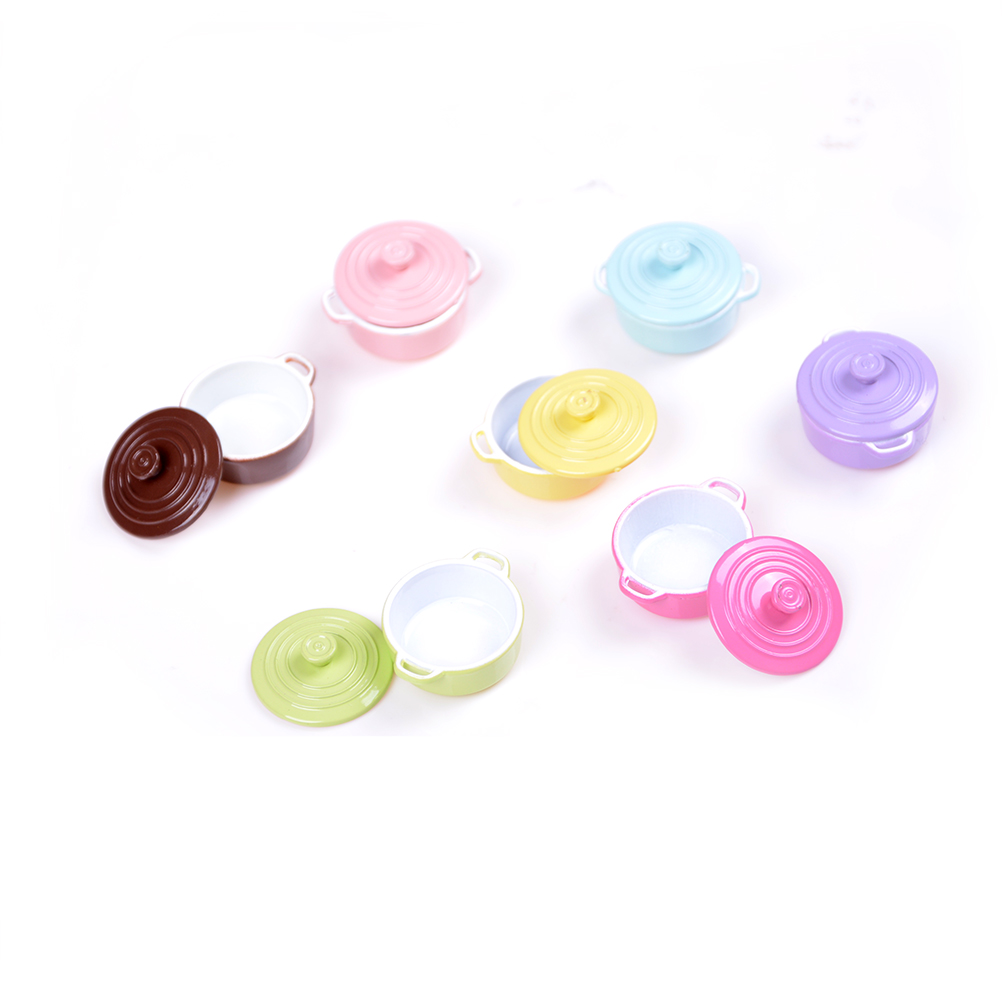 ドールハウス用ミニチュアキッチン用品,1:12スケール,蓋付 - Hi Tech Kitchen Accessories のレビューと価格