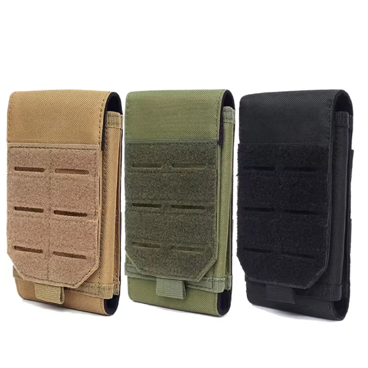 モールレーザーポーチ戦術携帯電話ベルトEDCポーチホルダーウ - Tech Accessories Pouch のレビューと価格